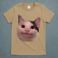 Funny Cat Smiling Cat Beluga T-Shirt thumb 5