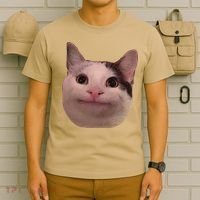 Funny Cat Smiling Cat Beluga T-Shirt thumb 6
