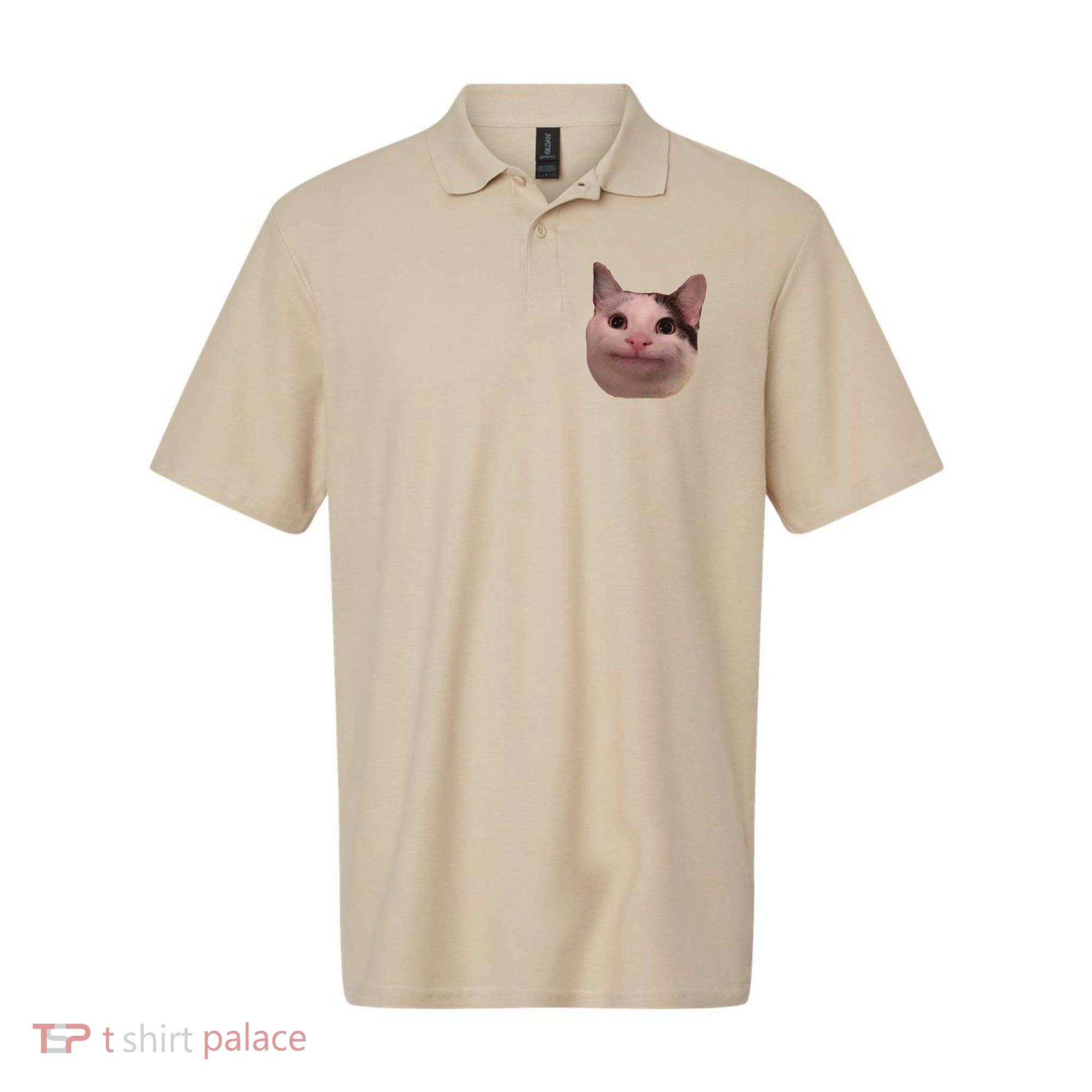 Funny Cat Smiling Cat Beluga Polo