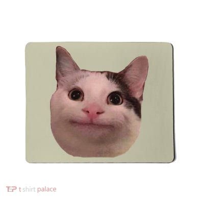 Funny Cat Smiling Cat Beluga Mousepad