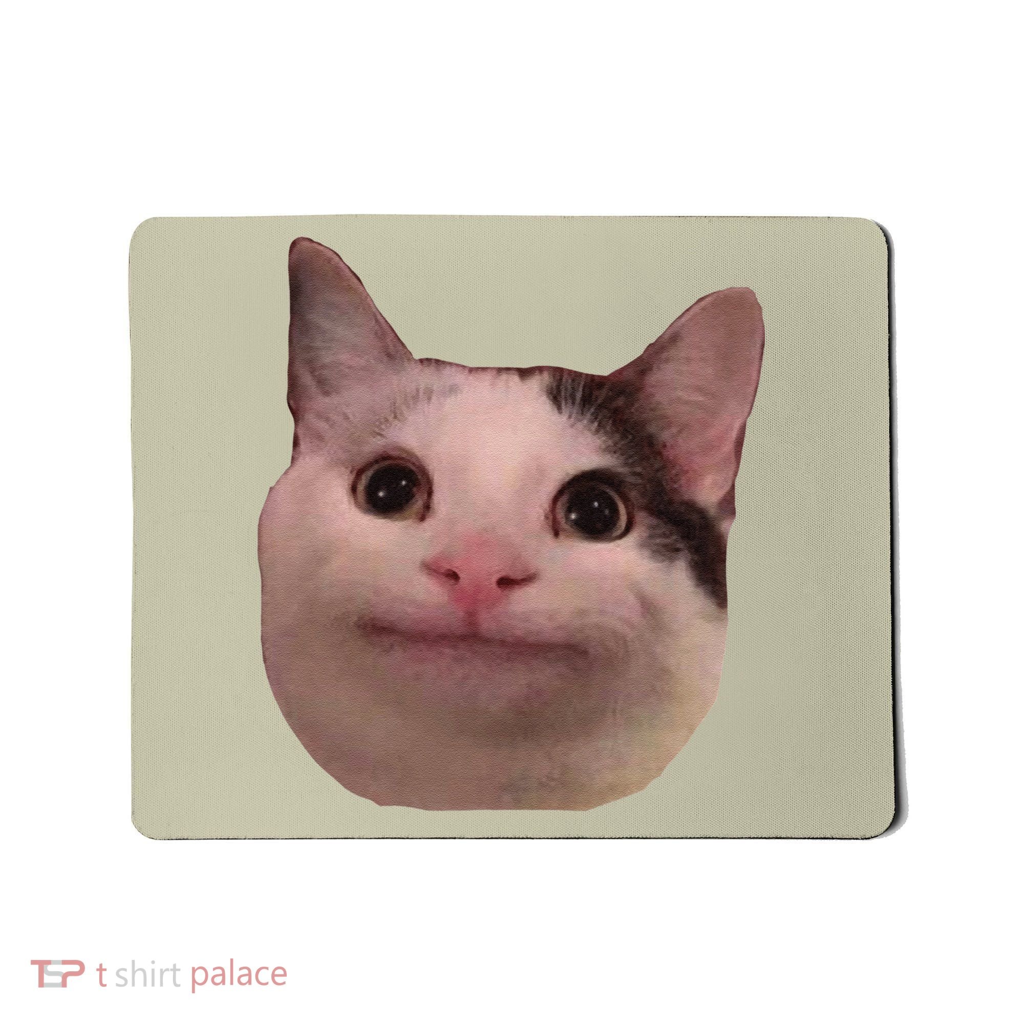 Funny Cat Smiling Cat Beluga Mousepad