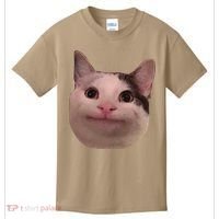 Funny Cat Smiling Cat Beluga Kids T-Shirt thumb 0