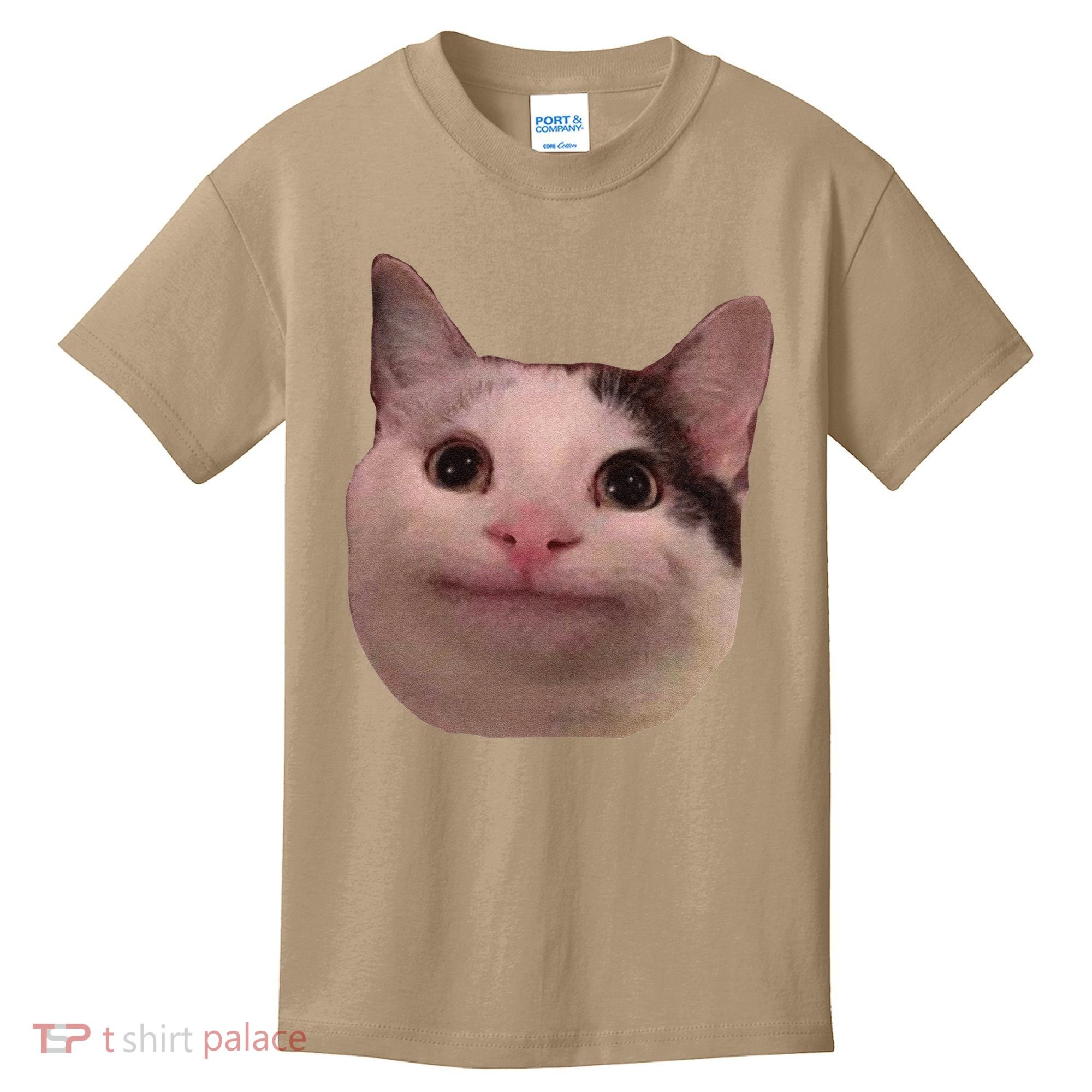 Funny Cat Smiling Cat Beluga Kids T-Shirt