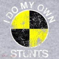 Funny Crash Test Dummy I Do My Own Stunts Women's Sweatshirt thumb 2