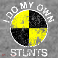Funny Crash Test Dummy I Do My Own Stunts Toddler Hoodie thumb 2