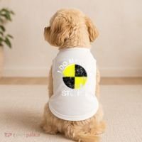 Funny Crash Test Dummy I Do My Own Stunts Doggie Tank thumb 2