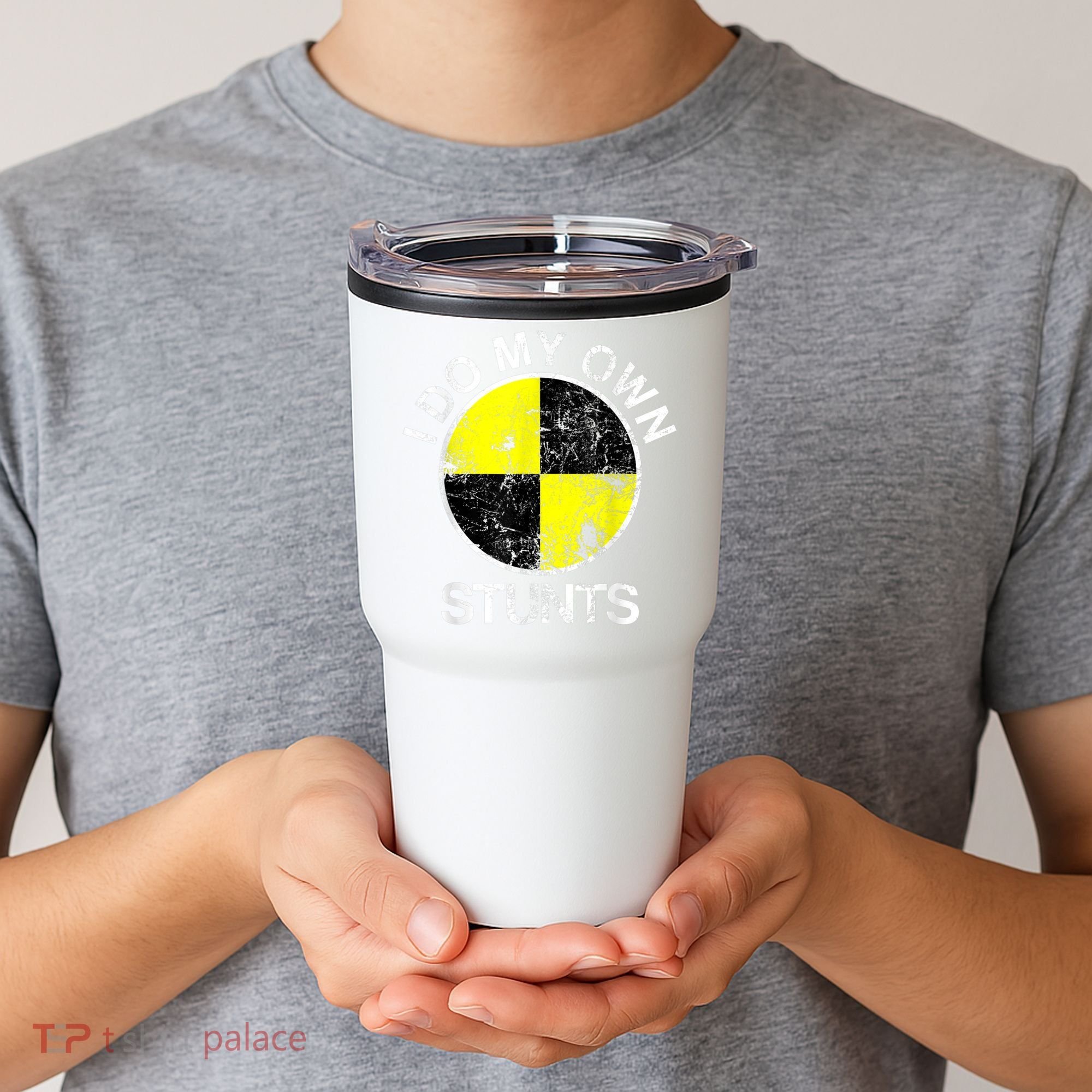 Funny Crash Test Dummy I Do My Own Stunts Tumbler