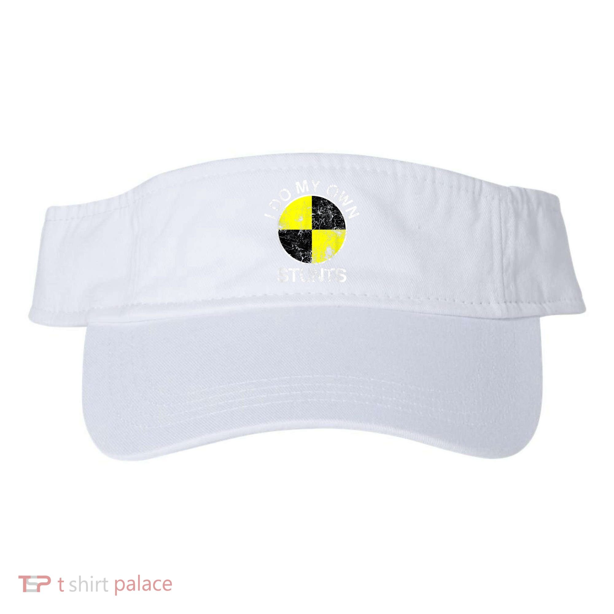 Funny Crash Test Dummy I Do My Own Stunts Visor