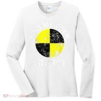 Funny Crash Test Dummy I Do My Own Stunts Women's Long Sleeve Shirt thumb 0