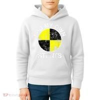 Funny Crash Test Dummy I Do My Own Stunts Kids Hoodie thumb 4