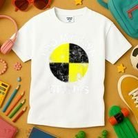 Funny Crash Test Dummy I Do My Own Stunts Kids T-Shirt thumb 3