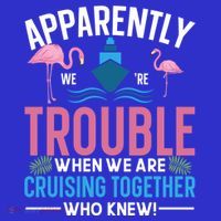 Funny Cruise Tee Besties Cruising Trouble Together Meaningful Gift Toddler Hoodie thumb 2