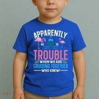 Funny Cruise Tee Besties Cruising Trouble Together Meaningful Gift Toddler T-Shirt thumb 2