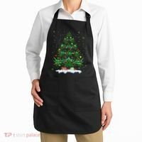 Festive Cannabis Tree Hilarious Xmas Decor for Marijuana Enthusiasts Apron thumb 2