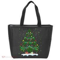 Festive Cannabis Tree Hilarious Xmas Decor for Marijuana Enthusiasts Tote Bag thumb 0
