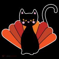 Funny Cute Thanksgiving Cat Turkey Baby Bodysuit thumb 2