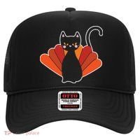 Funny Cute Thanksgiving Cat Turkey Hat thumb 0