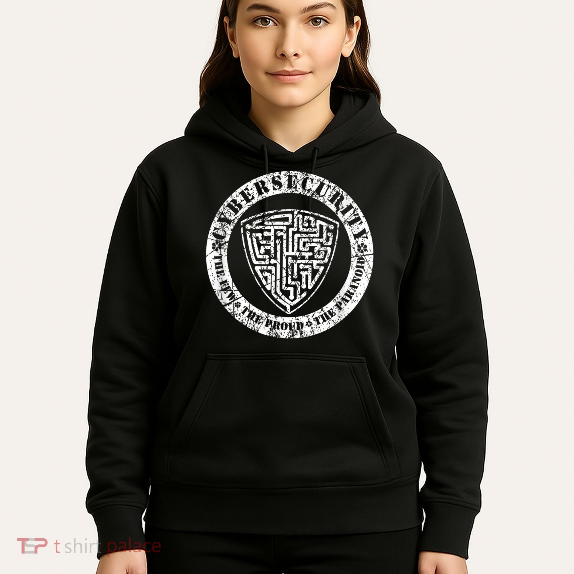 Funny Cybersecurity The Few The Proud The Paranoid Gift Hoodie