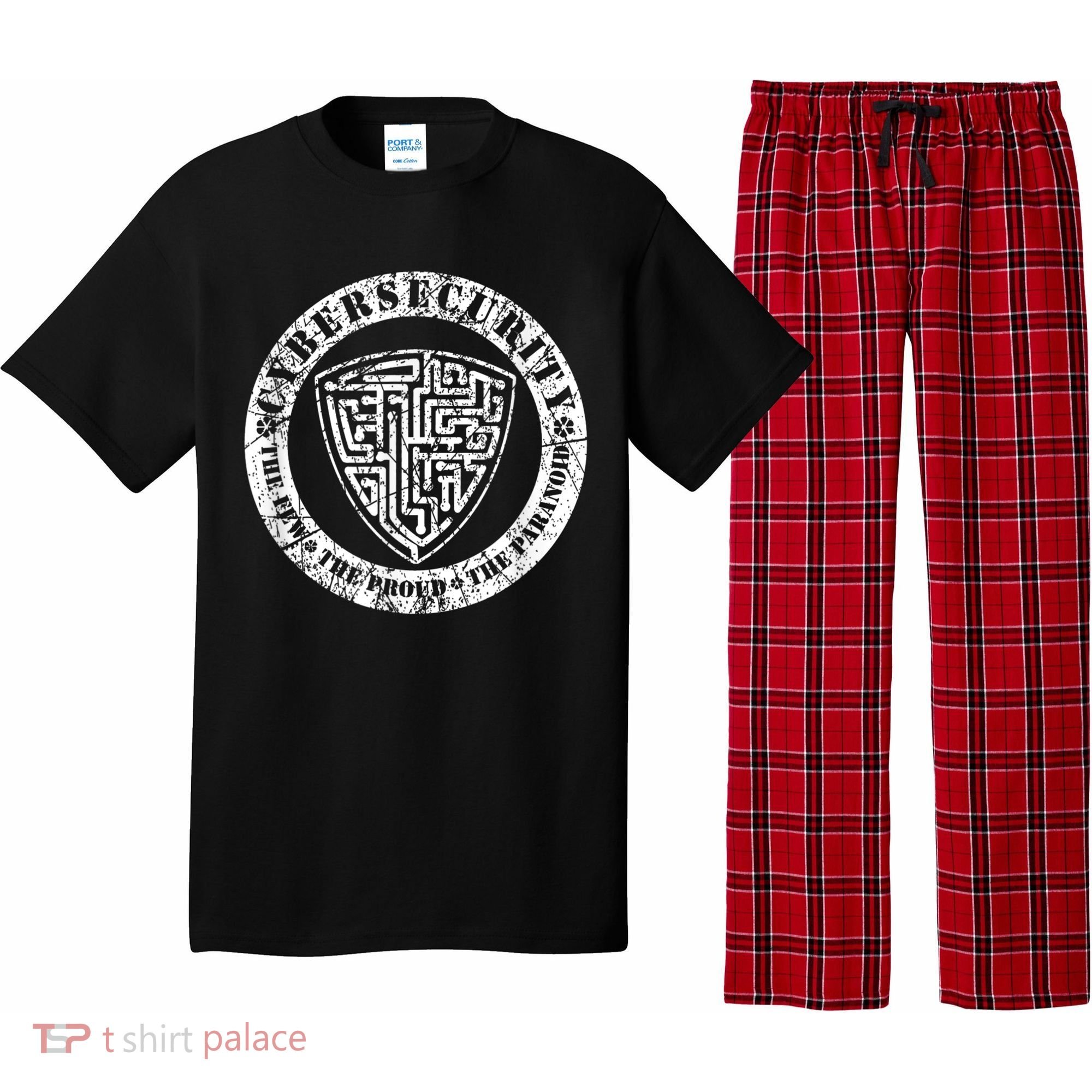 Funny Cybersecurity The Few The Proud The Paranoid Gift Pajama Set