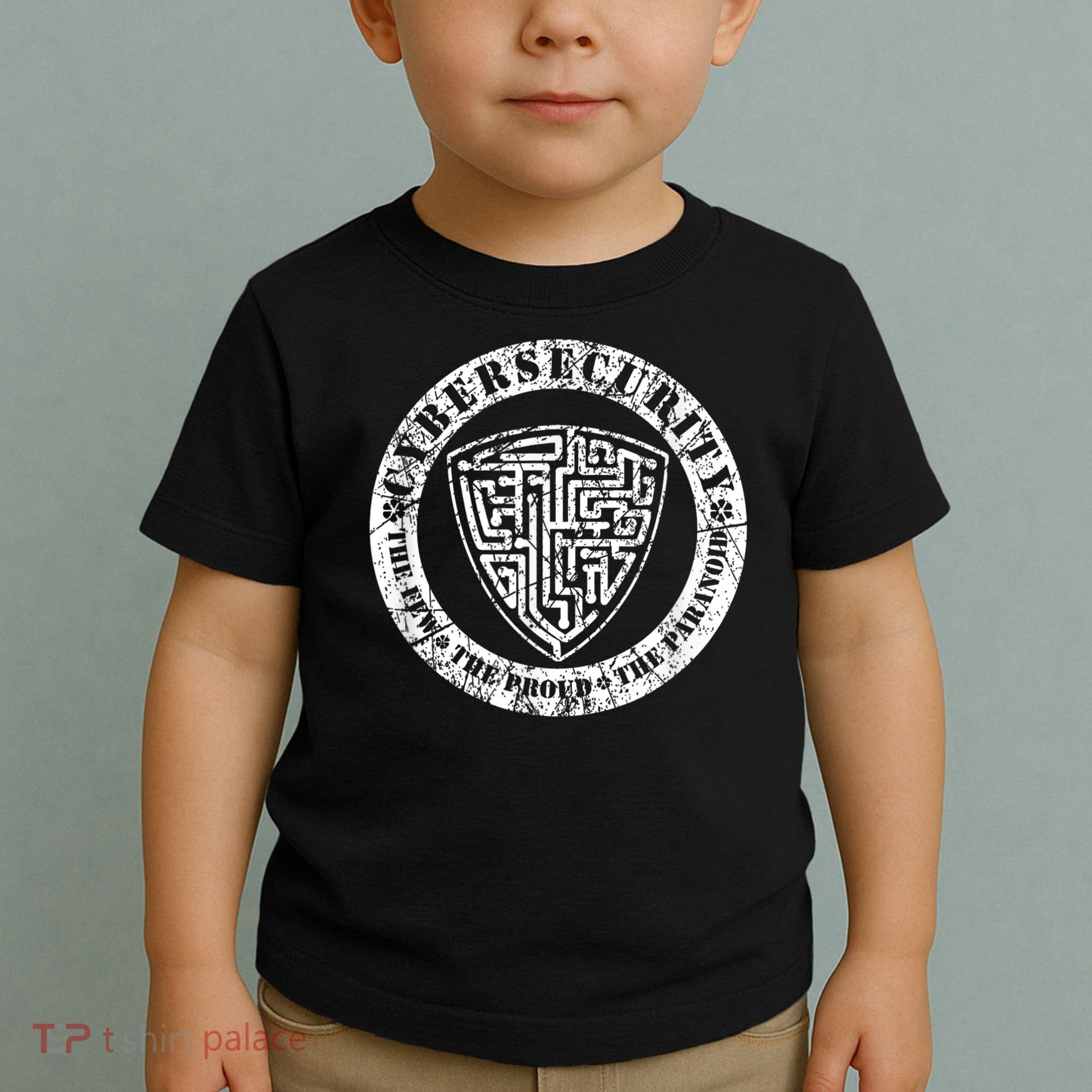 Funny Cybersecurity The Few The Proud The Paranoid Gift Toddler T-Shirt