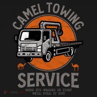 Funny Camel Towing Retro Adult Humor Saying Halloween Cool Gift Women's Hoodie thumb 2