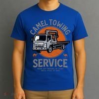 Funny Camel Towing Retro Adult Humor Saying Halloween Cool Gift T-Shirt thumb 3