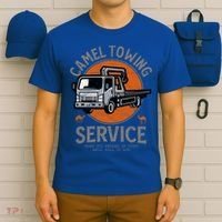 Funny Camel Towing Retro Adult Humor Saying Halloween Cool Gift T-Shirt thumb 6
