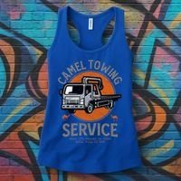 Funny Camel Towing Retro Adult Humor Saying Halloween Cool Gift Women's Tank Top thumb 3