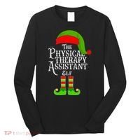 Funny Christmas The Physical Therapy Assistant Elf Long Sleeve Shirt thumb 0