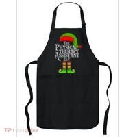 Funny Christmas The Physical Therapy Assistant Elf Apron thumb 0