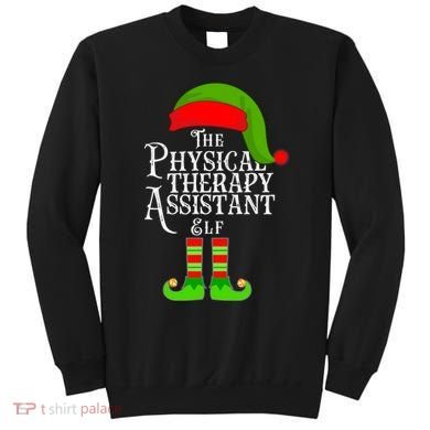 Funny Christmas The Physical Therapy Assistant Elf Sweatshirt