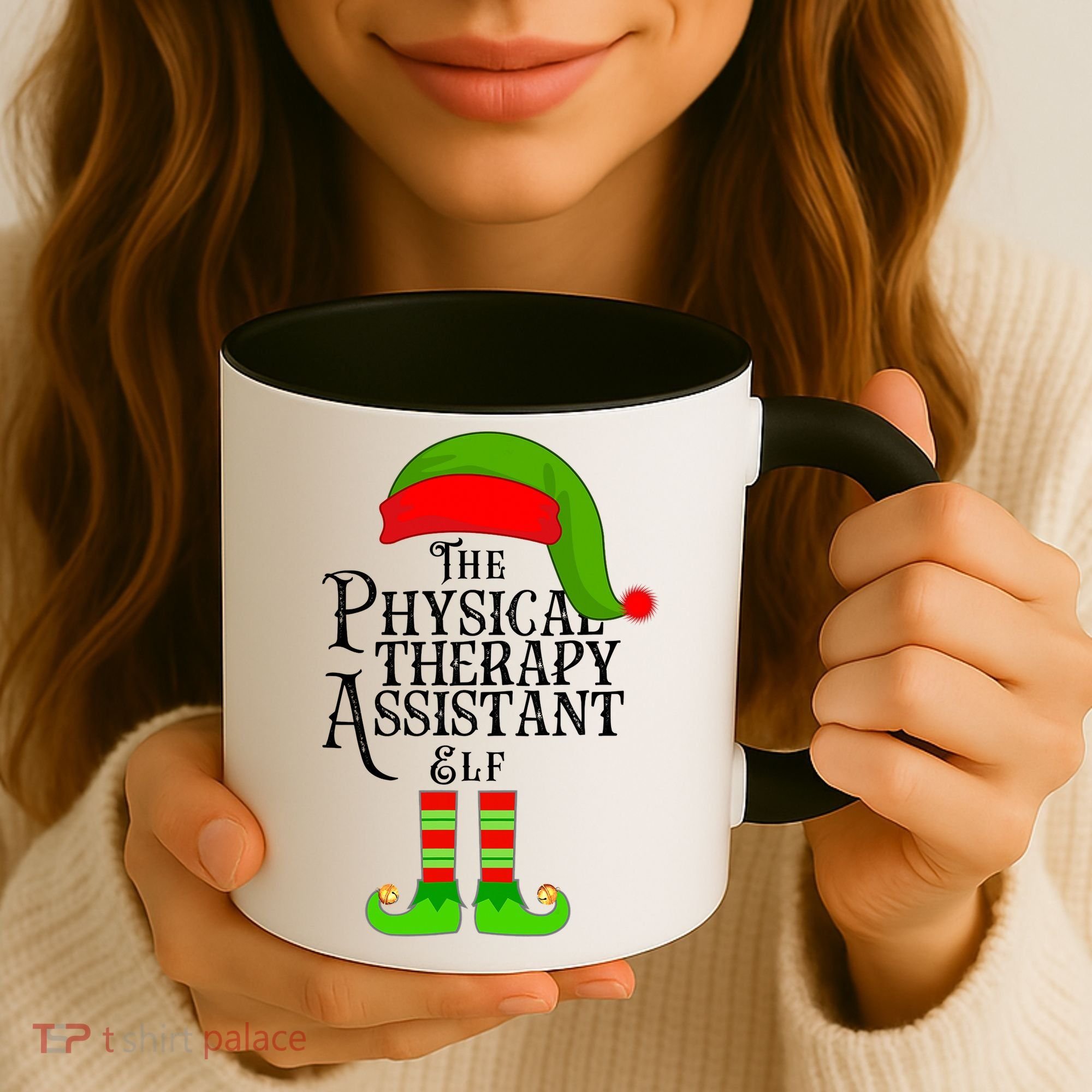 Funny Christmas The Physical Therapy Assistant Elf Coffee Mug