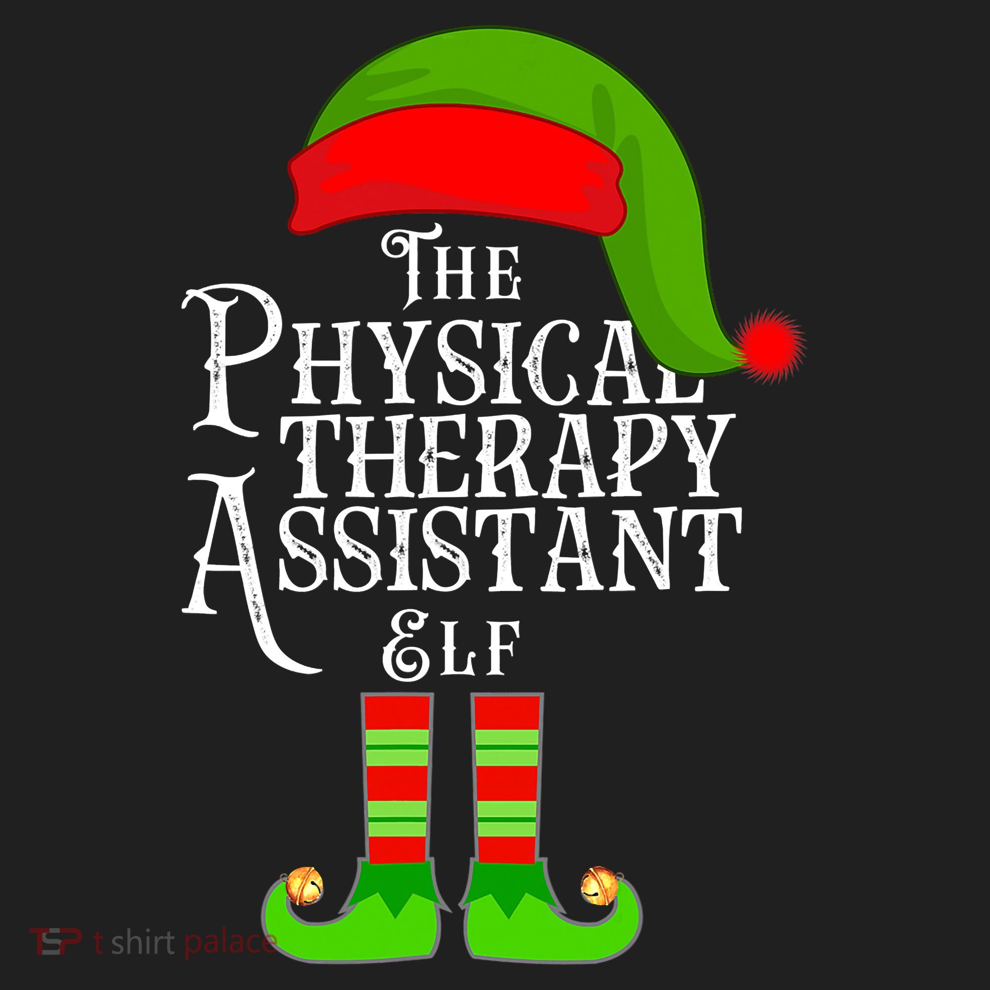Funny Christmas The Physical Therapy Assistant Elf Beanie