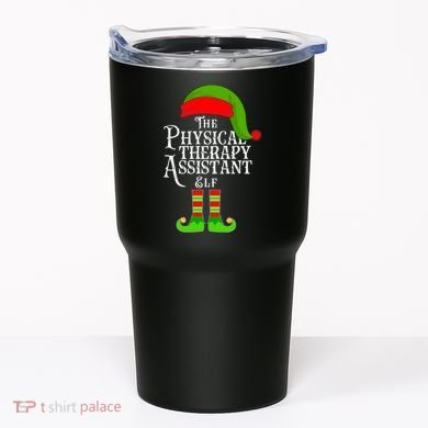 Funny Christmas The Physical Therapy Assistant Elf Tumbler