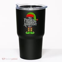 Funny Christmas The Physical Therapy Assistant Elf Tumbler thumb 0
