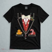 Funny Christmas Tuxedo Costume T-Shirt thumb 5