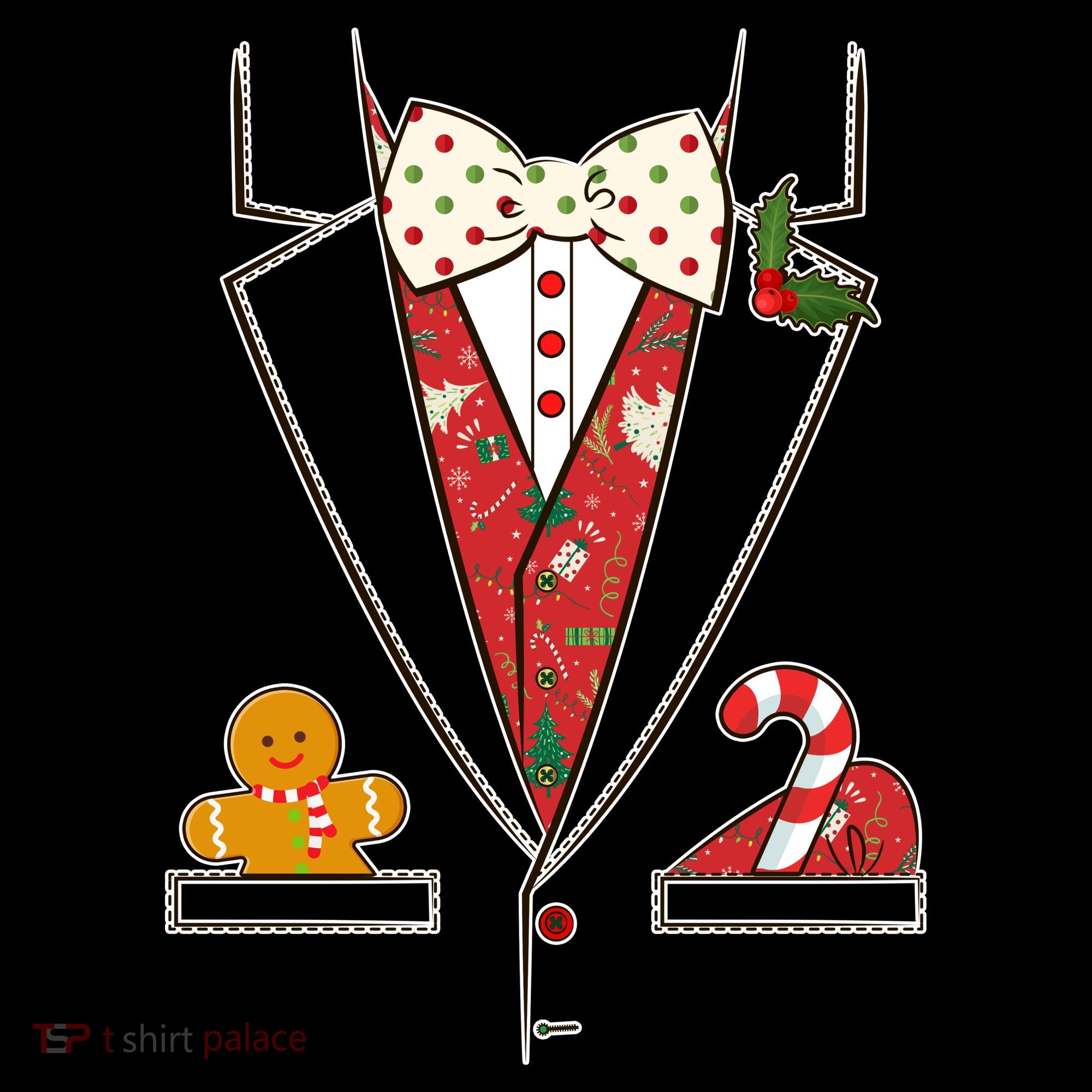 Funny Christmas Tuxedo Costume Coffee Mug