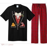 Funny Christmas Tuxedo Costume Pajama Set thumb 0