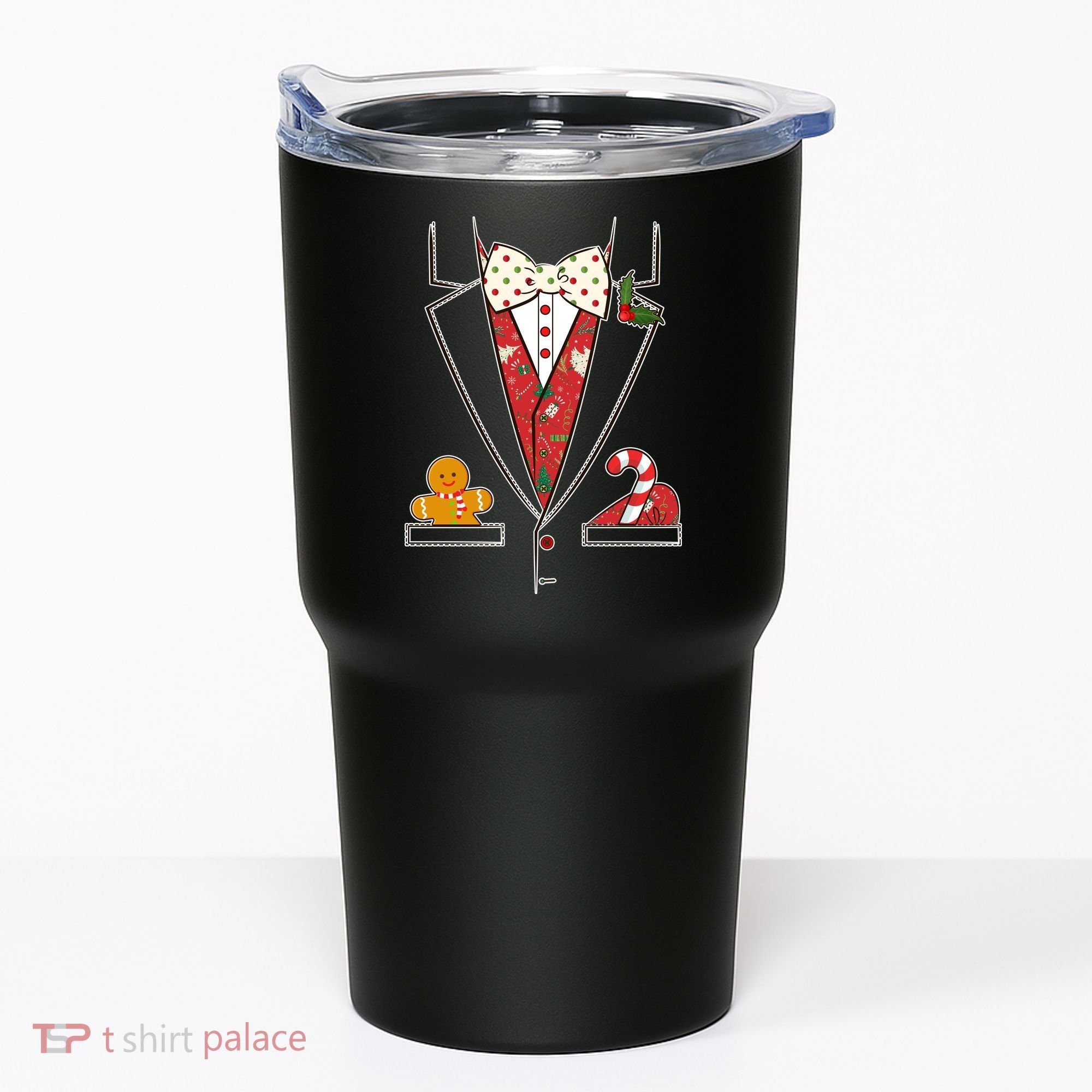 Funny Christmas Tuxedo Costume Tumbler