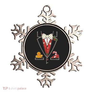 Funny Christmas Tuxedo Costume Ornament