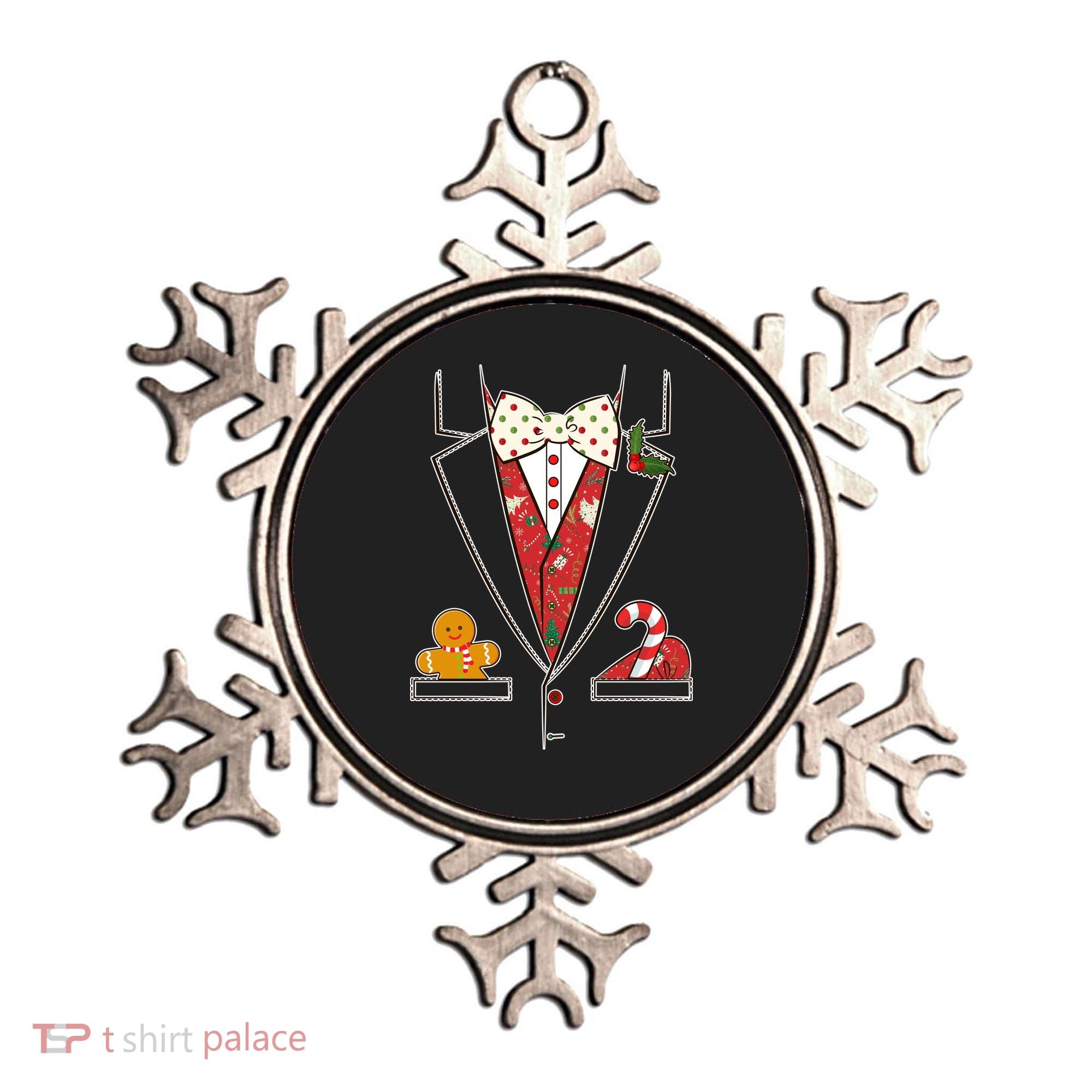Funny Christmas Tuxedo Costume Ornament