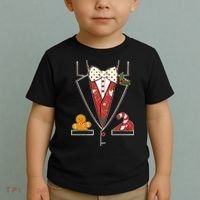 Funny Christmas Tuxedo Costume Toddler T-Shirt thumb 2