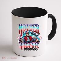 Funny Cute Trump Hotter Than A Hoochie Coochie Coffee Mug thumb 1