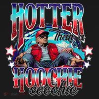 Funny Cute Trump Hotter Than A Hoochie Coochie Women's Long Sleeve Shirt thumb 2