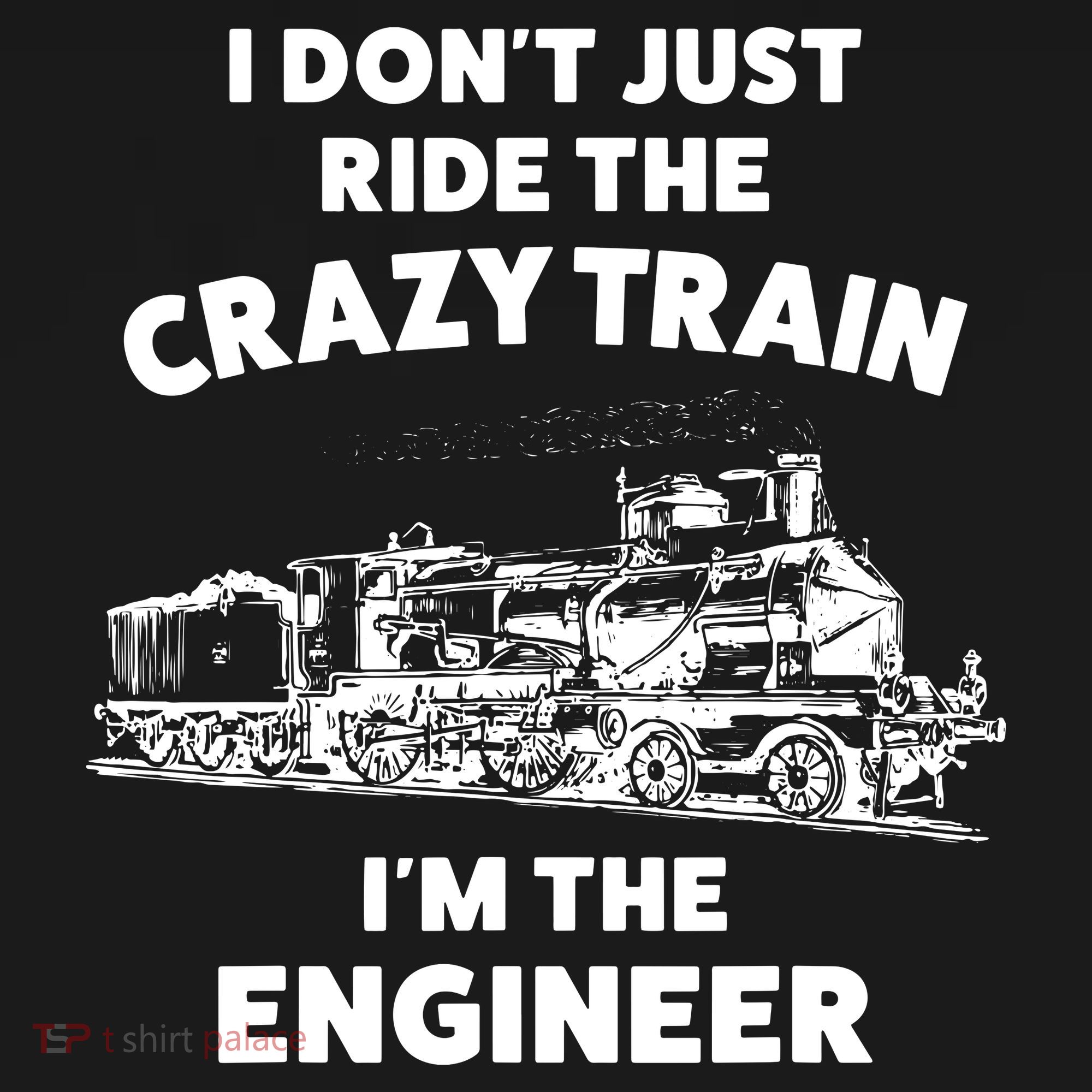 Funny Crazy Train Engineer Shirts For Women Men Ornament