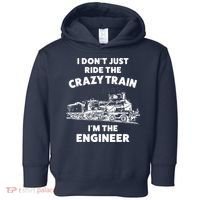 Funny Crazy Train Engineer Shirts For Women Men Toddler Hoodie thumb 0
