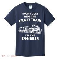 Funny Crazy Train Engineer Shirts For Women Men Kids T-Shirt thumb 0