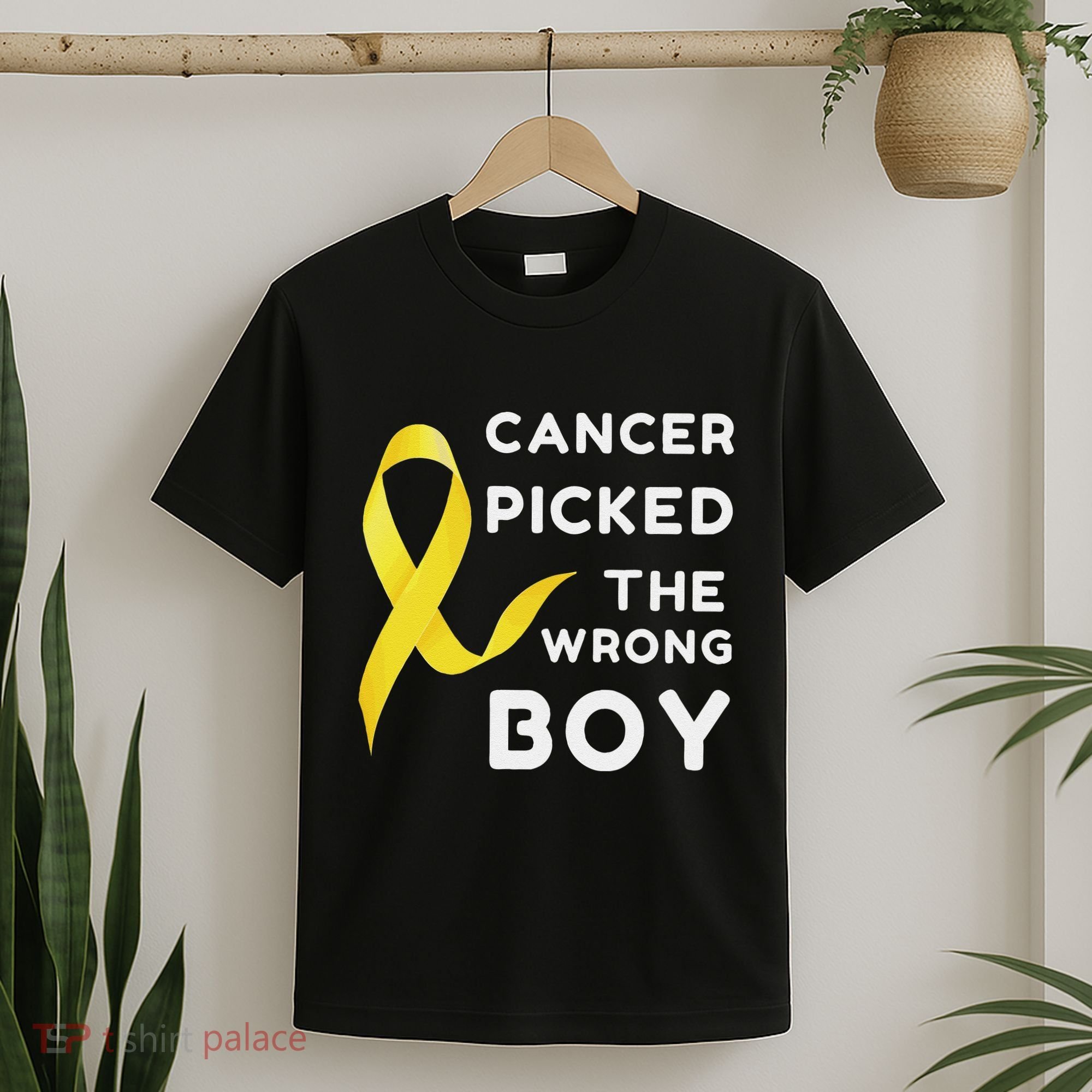Funny Cancer Treatment Gifts Cancer You Picked The Wrong Guy T-Shirt