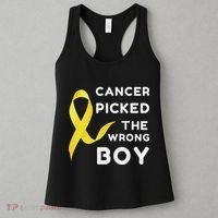 Funny Cancer Treatment Gifts Cancer You Picked The Wrong Guy Women's Tank Top thumb 3