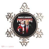 Funny Christmas Trump With Santa Favorite President Meaningful Gift Ornament thumb 0